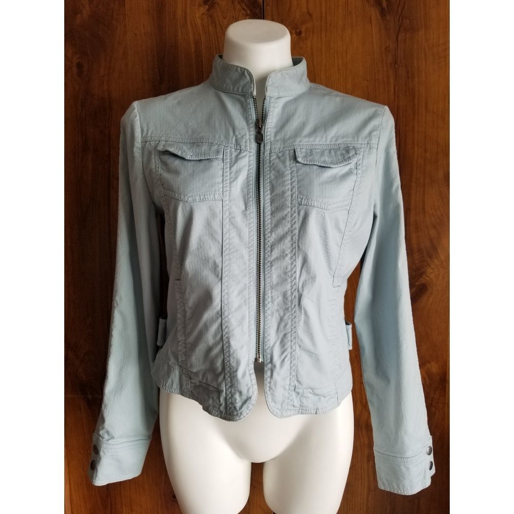 CAbi Light Blue Moto Jacket